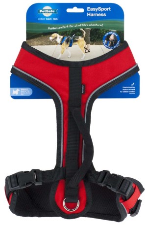 PetSafe EasySport Dog Harness – Adjustable Padded Dog Harness with Control Handle and Reflective Piping
