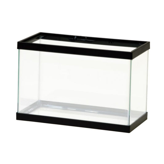 Aqueon Standard Glass Rectangle Aquarium Clear Silicone, Black