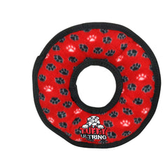 TUFFY -World's Tuffest Soft Dog Toy -Ultimate Ring-Squeakers-Multiple Layers.Made Durable, Strong & Tough.Interactive Play(Tug, Toss & Fetch).Machine Washable & Floats
