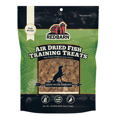 Redbarn Pet Products All-Natural Air Dried Fish Training Treats for Puppies & Dogs – Grain-Free Single Protein Rewards Made in USA for Small, Medium, & Large Breeds - 6 oz Resealable Bag