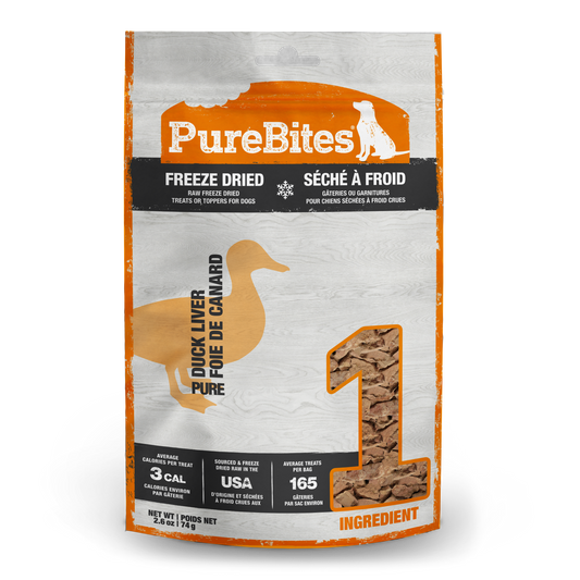 Freeze Dried Dog Treats, Duck Liver