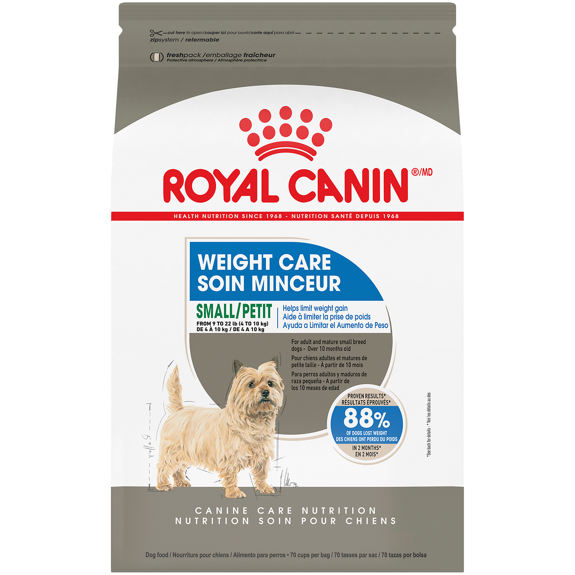 Royal Canin Small Weight Care Adult Dry Dog Food for Small Breeds, 13 lb bag