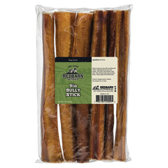 Redbarn Straight Bully Sticks - Long Lasting Dog Chew, All Natural & Odorless Bully Bones