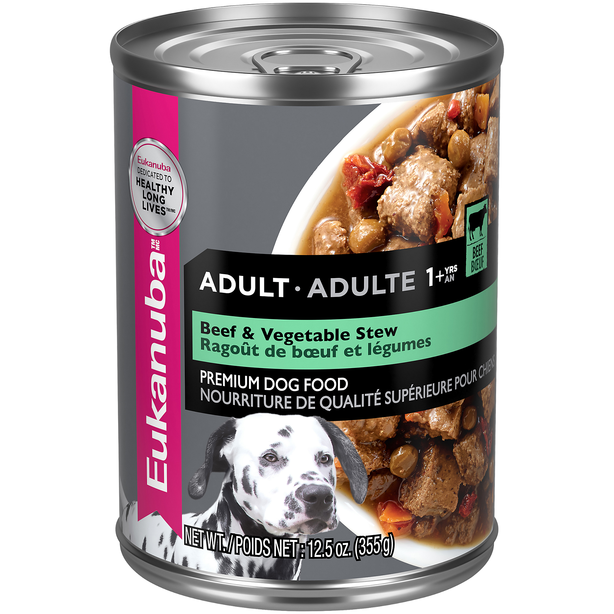EUKANUBA™ Adult Beef & Vegetable Stew Canned Dog Food, 12.5 oz, case of 12