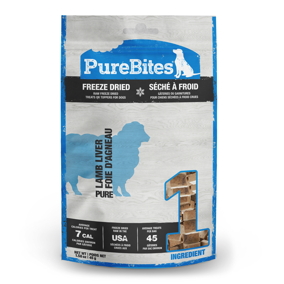 Freeze Dried Dog Treats, Lamb Liver