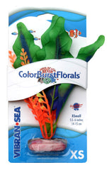 Blue Ribbon Pet Products Colorburst Florals Betta Silk Aquarium Plant XS