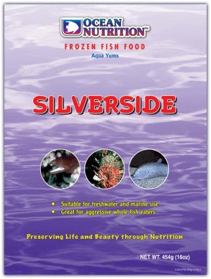 Ocean Nutrition Formula Silversides Frozen Food, 16 oz