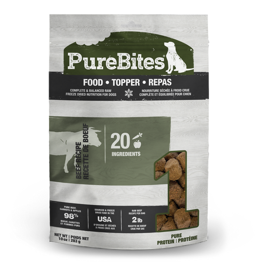 Dog Food • Topper, Beef Recipe, 283g | 10oz, Value size