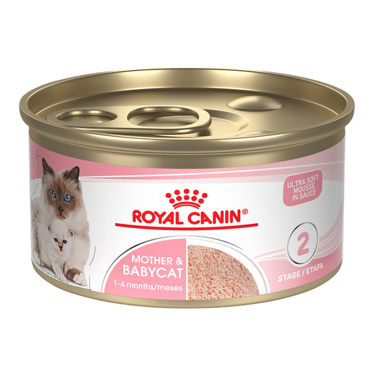 Royal Canin® Feline Health Nutrition™ Mother & Babycat Ultra Soft Mousse in Sauce Canned Cat Food, 3 oz