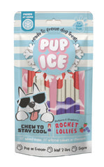 SPOT Pup Ice- Ready to Freeze at Home Dog Treats-Edible Chews for Medium Breed Dogs & Puppies