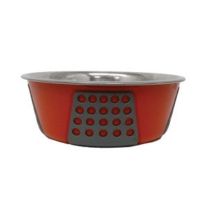 SPOT by Ethical Products - Non Slip Stainless Steel Dog Bowl Durable Dog Food and Water Pet Dish - Dishwasher Safe – Tribeca Style - Multiple Sizes - Puppy Bowl Dog Bowl Cat Dish- White