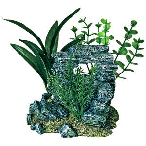 Blue Ribbon Pet Products Aquarium Ornament with Plants