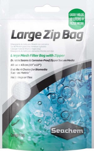 Seachem® Zip Bag™ Large-Mesh Filter Bag with Zipper