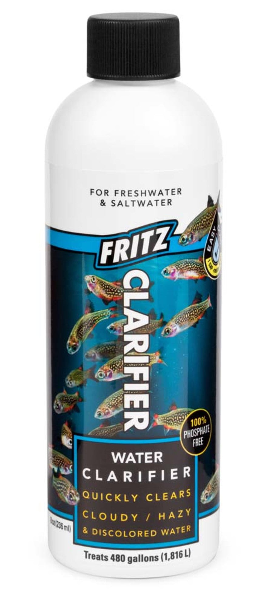 Fritz Aquatics 80177 Fritz Water Clarifier for Fresh and Salt Water Aquariums