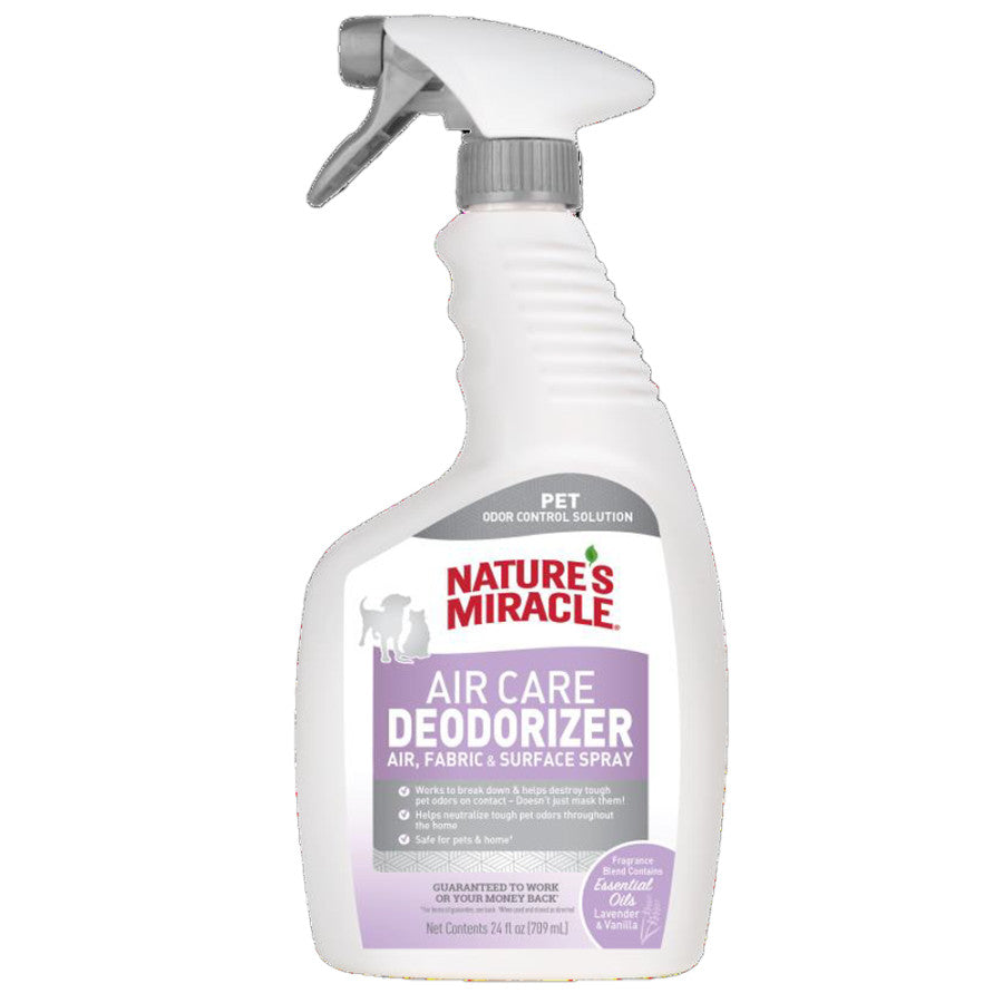 Nature’s Miracle Air Care Deodorizer Air, Fabric and Surface Spray, 24 Ounces, Pet Odor Eliminator