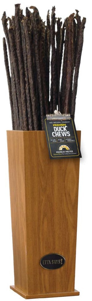 Etta Says! Premium Crunchy Duck Chew Dog Treat Display 18 ct