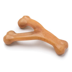 Benebone Wishbone Durable Dog Chew Toy for Aggressive Chewers, Real Chicken, Made in USA, for Any breed