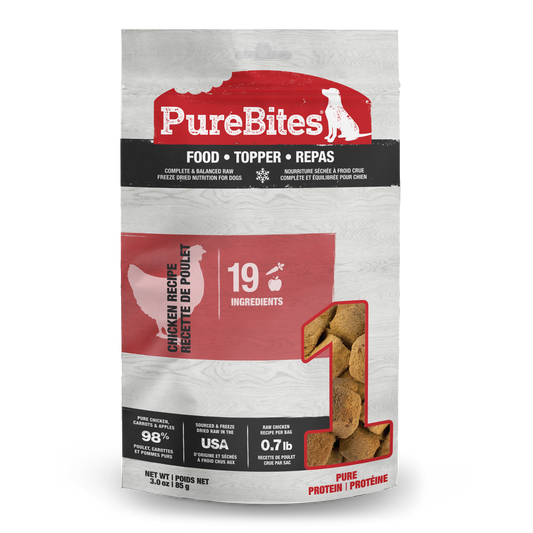 Dog Food • Topper, Chicken Recipe, 85g | 3oz, Mid size