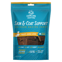 Farmland Traditions Skin & Coat Chicken Recipe Dog Jerky