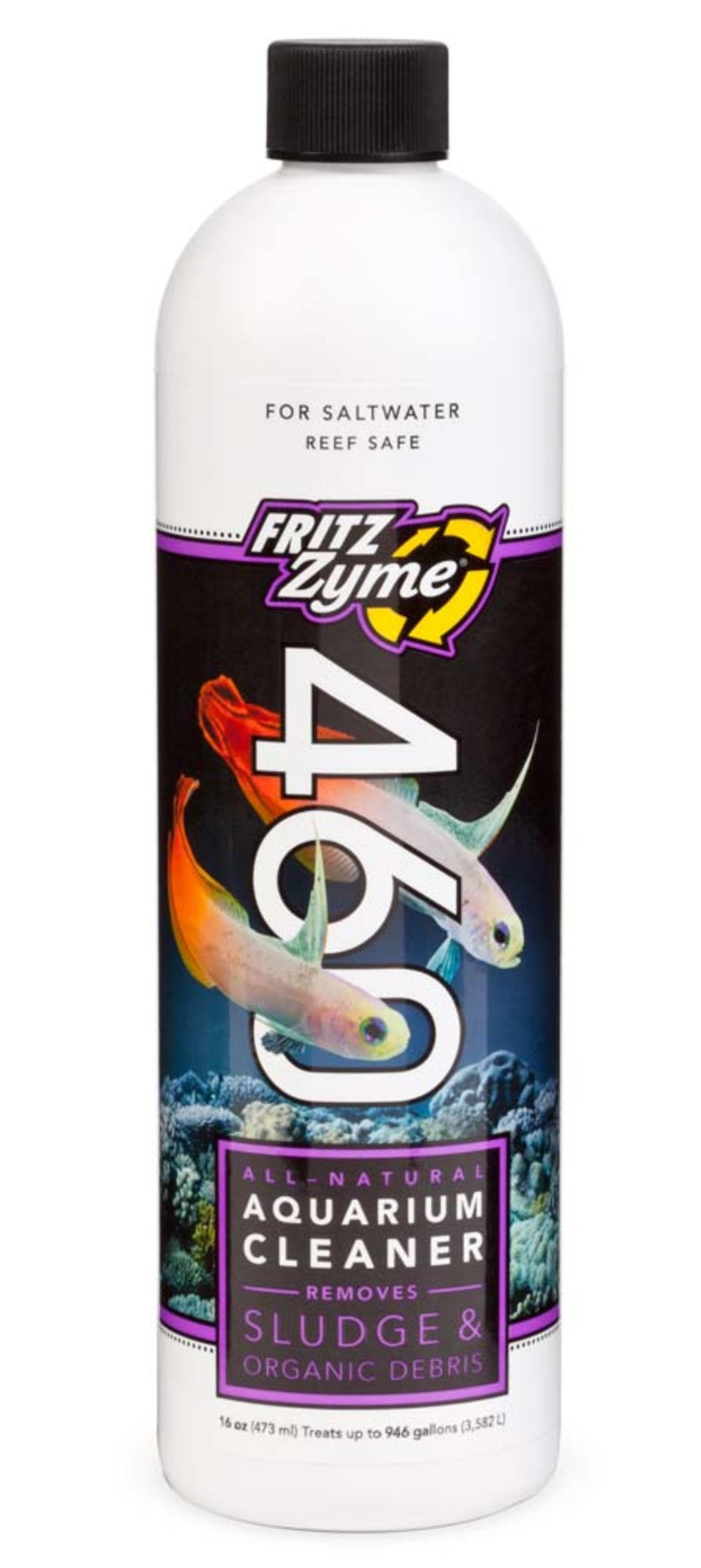 Fritz Aquatics 83369 FritzZyme 460 Biological Conditioner for Salt Water Aquariums