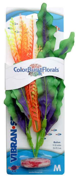 Blue Ribbon Pet Products Colorburst Florals Betta Silk Aquarium Plant Medium