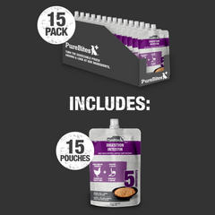 PureBites+ Gut & Digestion Squeezables for Dogs, only 5 Ingredients