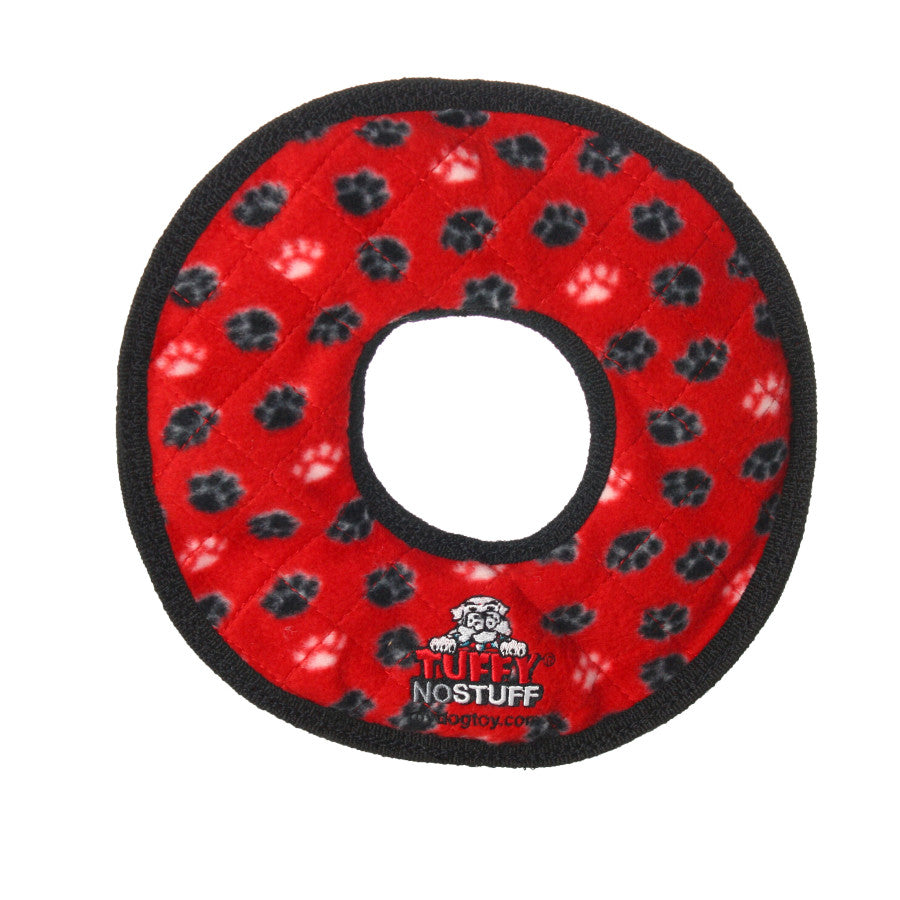 TUFFY - World's Tuffest Soft Dog Toy - NO STUFF Ring - Squeakers - Multiple Layers. Made Durable, Strong & Tough. Interactive Play (Tug, Toss & Fetch). Machine Washable & Floats
