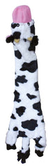 SKINNEEEZ CRINKLER COW DOG TOY