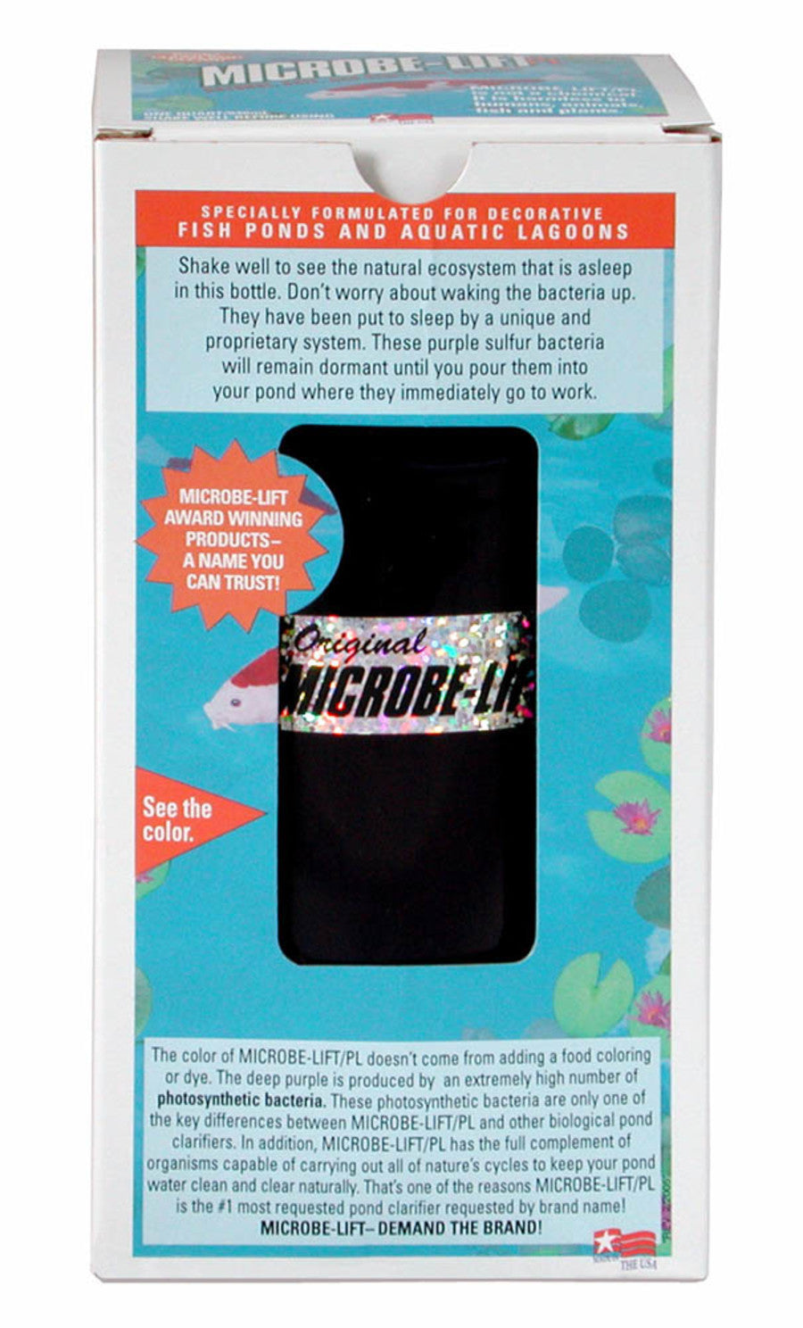 MICROBE-LIFT 10PLP PL Pond Bacteria and Outdoor Water Garden Cleaner, Safe for Live Koi Fish, Plant Life, and Decor
