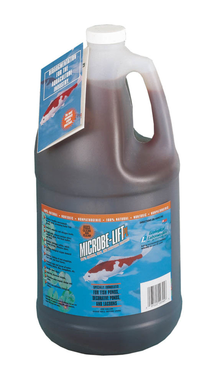 MICROBE-LIFT 10PLP PL Pond Bacteria and Outdoor Water Garden Cleaner, Safe for Live Koi Fish, Plant Life, and Decor