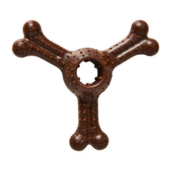 Bam-Bone Plus Triple Chew Dog Toy Bison