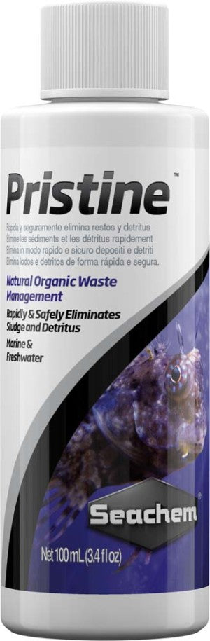 Seachem Pristine Natural Waste Management - Organic Sludge and Detritus Eliminator