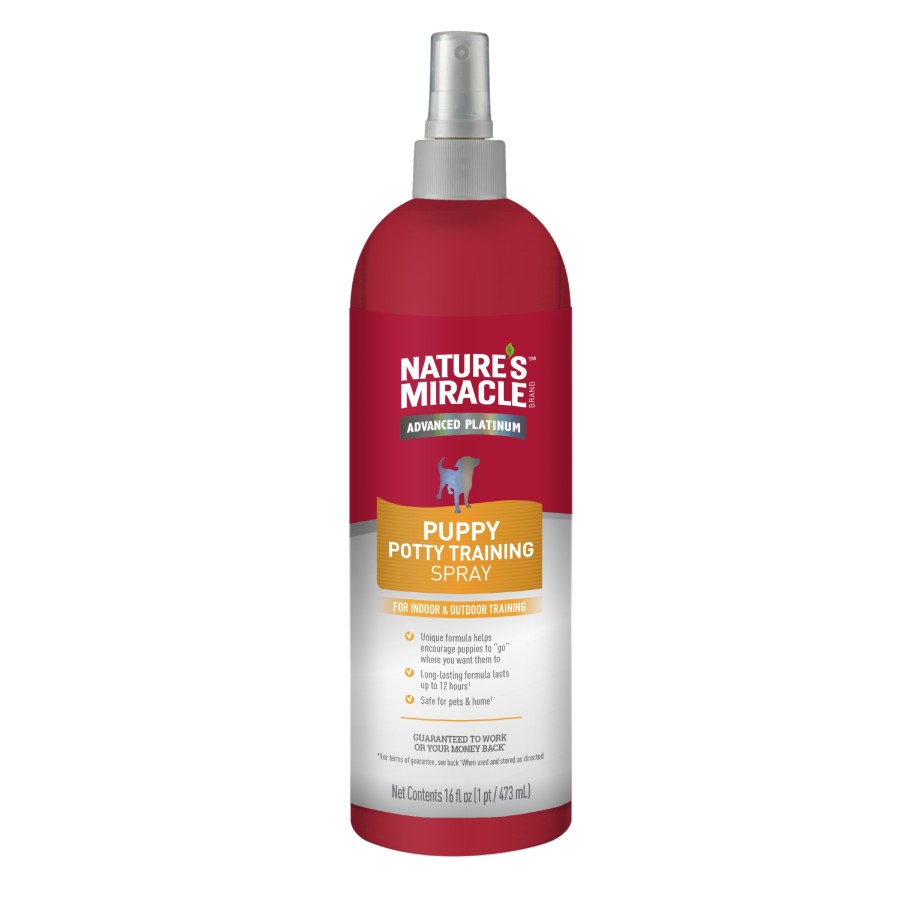 Nature’s Miracle Advanced Platinum Puppy Potty Training Spray, Dog Training Aid