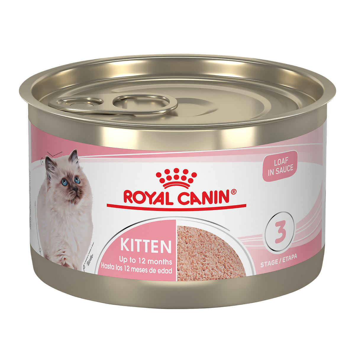Royal Canin® Feline Health Nutrition Kitten Loaf In Sauce Canned Cat Food, 5.1 oz