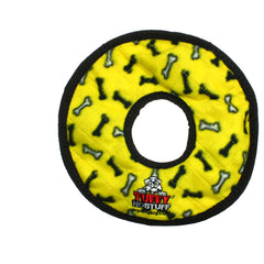 TUFFY - World's Tuffest Soft Dog Toy - NO STUFF Ring - Squeakers - Multiple Layers. Made Durable, Strong & Tough. Interactive Play (Tug, Toss & Fetch). Machine Washable & Floats