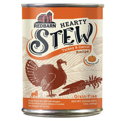 Redbarn, Hearty Stew Turkey & Carrot Recipe in Pumpkin Gravy Canned Dog Food, 16 Ounce