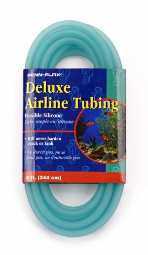 Penn-Plax Deluxe Airline Tubing for Aquariums – Made of Durable Silicone – Safe for Freshwater and Saltwater Fish Tanks