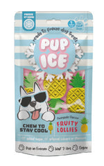 SPOT Pup Ice- Ready to Freeze at Home Dog Treats-Edible Chews for Medium Breed Dogs & Puppies