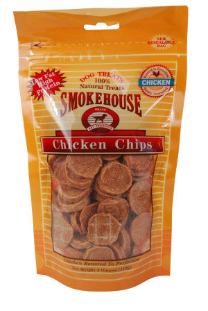 Smokehouse 100-Percent Natural Chicken Chips Dog Treats