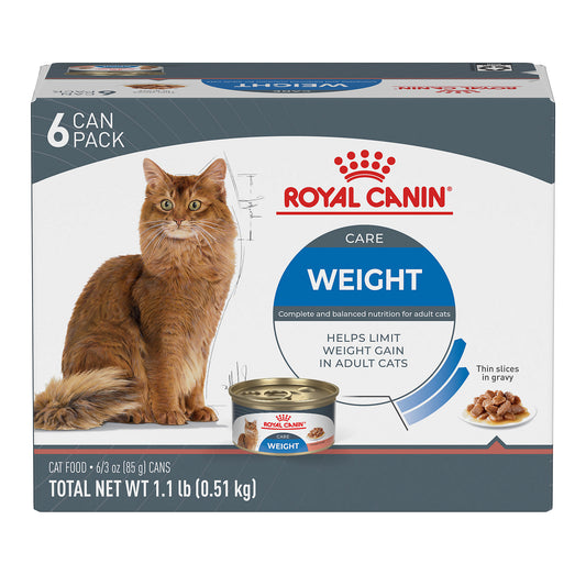 Royal Canin® Feline Care Nutrition™ Weight Care Thin Slices In Gravy Canned Cat Food, 3 oz, 6-Pack