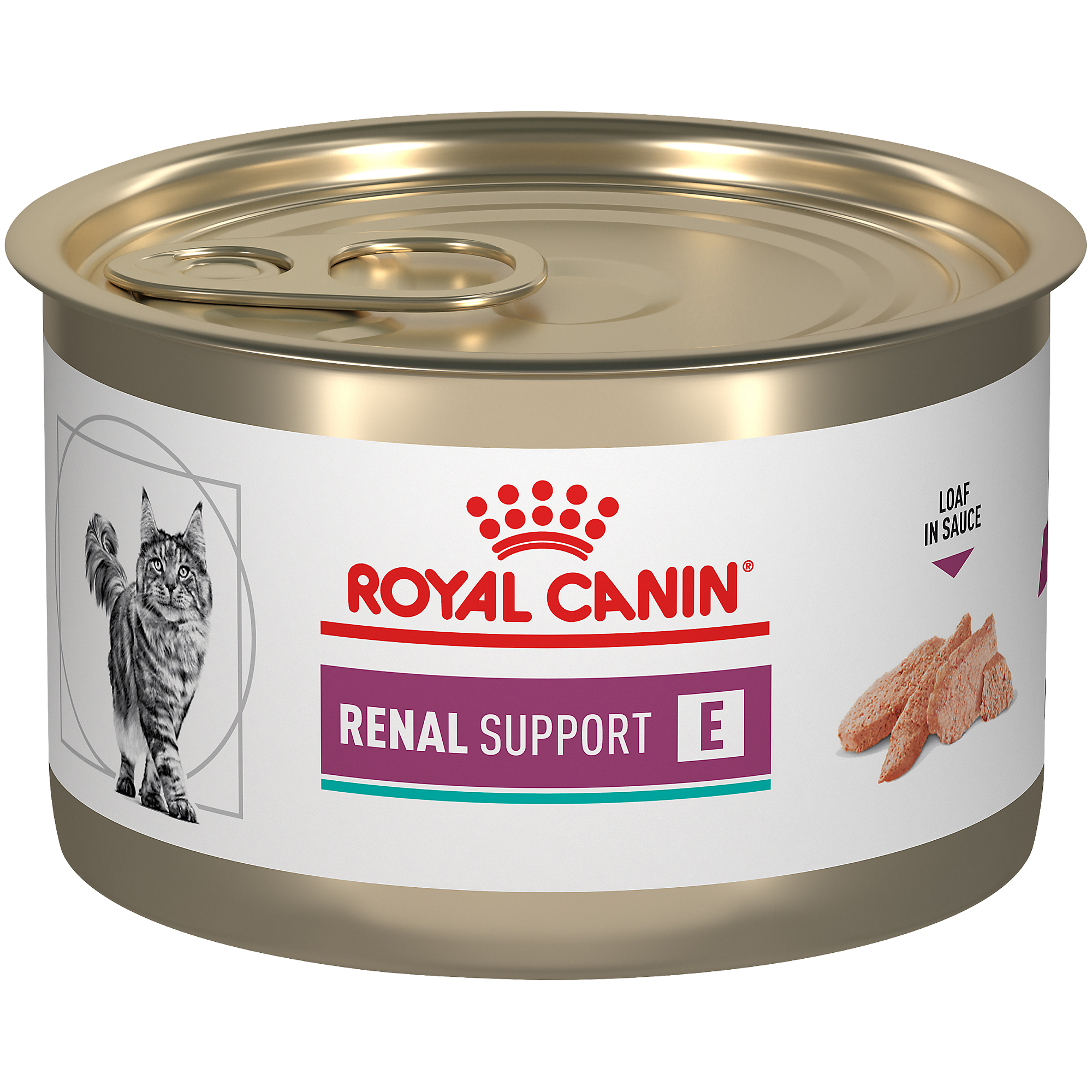 Royal Canin® Feline Renal Support E loaf in Sauce Canned Cat Food, 5.1 oz