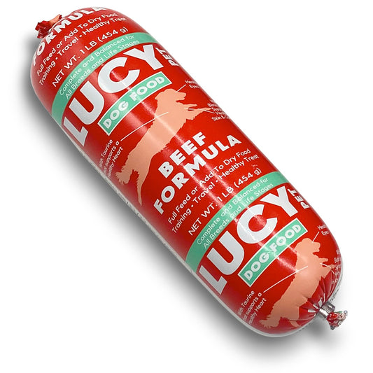 Lucy Pet Products Dog Food Roll Beef