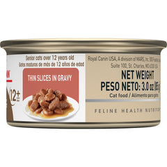 Royal Canin Feline Health Nutrition Aging 12+ Thin Slices In Gravy Canned Cat Food