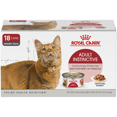 Royal Canin® Feline Health Nutrition™ Adult Instinctive Thin Slices In Gravy Canned Cat Food, 3 oz (Pack of 18)