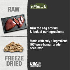 Mini-PureBites, Beef Liver