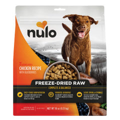 Nulo Freeze-Dried Raw Chicken Recipe with Blueberries Complete and Balanced Dry Dog Food Kibble