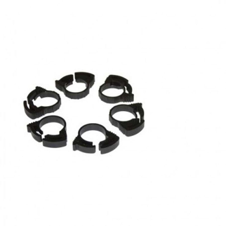Two Little Fishies  6-Piece Plastic Hose Clamp Set