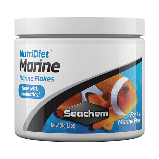 Seachem® Nutridiet® Probiotics Marine Flakes for Marine Fish 50 Gm