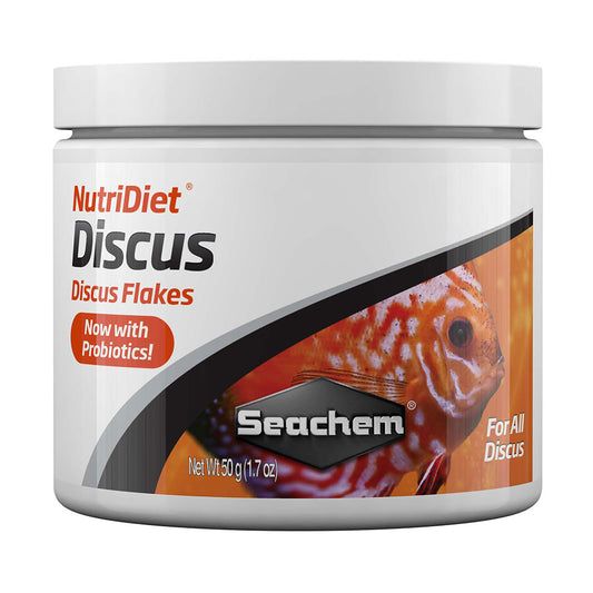 Seachem® Nutridiet® Probiotics Discus Flakes for Discus Fish 50 Gm