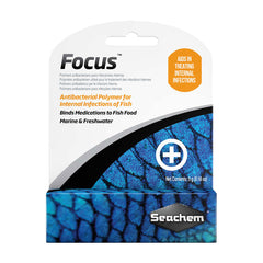 Seachem® Focus™ Antibacterial Polymer for Internal Infections of Fish 5 Gm